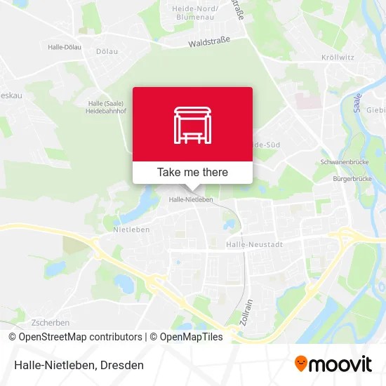 Карта Halle-Nietleben