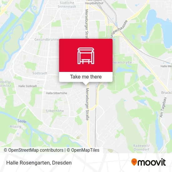 Карта Halle Rosengarten