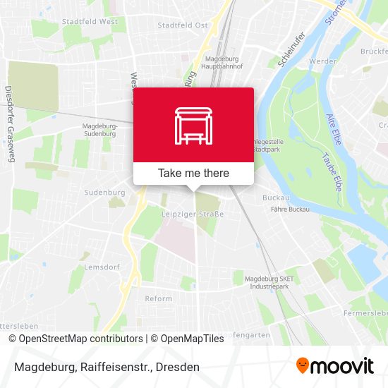 Карта Magdeburg, Raiffeisenstr.