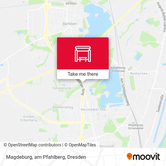 Карта Magdeburg, am Pfahlberg