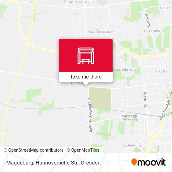 Карта Magdeburg, Hannoversche Str.