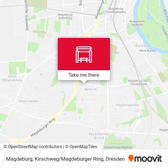 Карта Magdeburg, Kirschweg / Magdeburger Ring