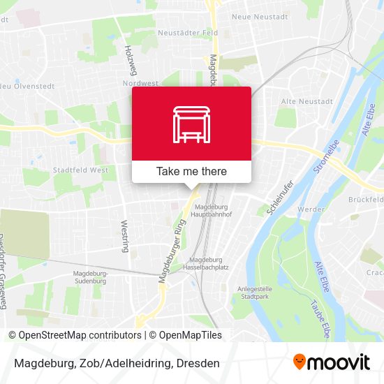 Карта Magdeburg, Zob/Adelheidring