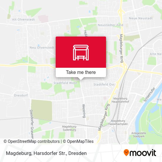 Карта Magdeburg, Harsdorfer Str.