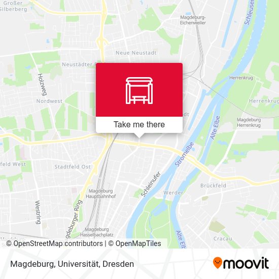Карта Magdeburg, Universität