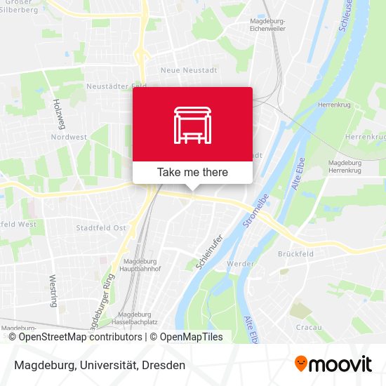 Карта Magdeburg, Universität