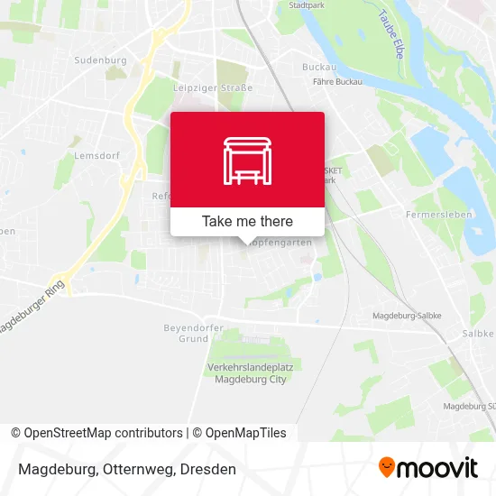 Magdeburg, Otternweg map