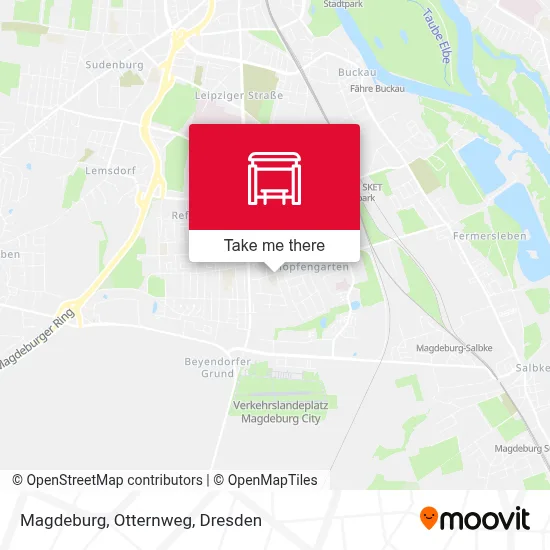 Magdeburg, Otternweg map