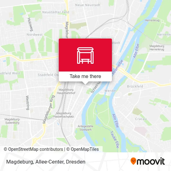 Карта Magdeburg, Allee-Center