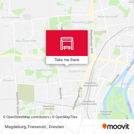 Карта Magdeburg, Friesenstr.