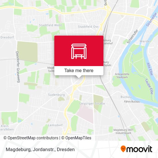 Карта Magdeburg, Jordanstr.