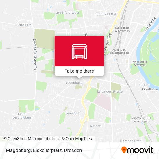 Карта Magdeburg, Eiskellerplatz