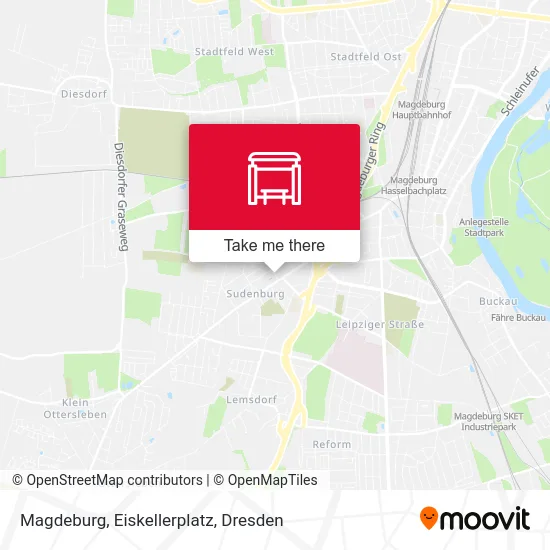 Карта Magdeburg, Eiskellerplatz