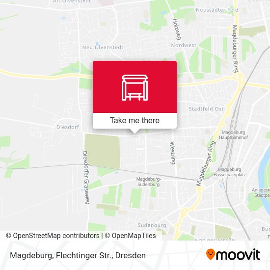 Карта Magdeburg, Flechtinger Str.