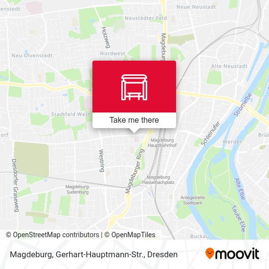 Карта Magdeburg, Gerhart-Hauptmann-Str.