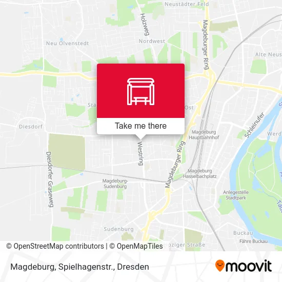 Карта Magdeburg, Spielhagenstr.