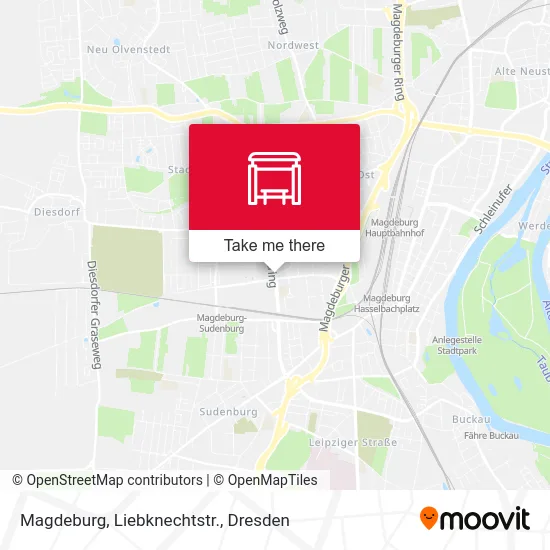 Карта Magdeburg, Liebknechtstr.