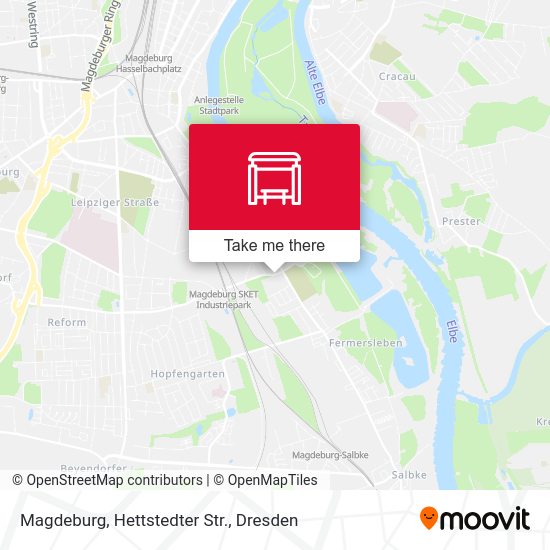 Карта Magdeburg, Hettstedter Str.