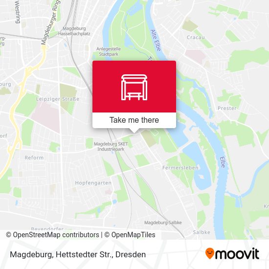 Карта Magdeburg, Hettstedter Str.