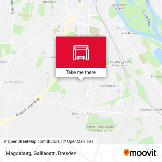 Карта Magdeburg, Galileostr.