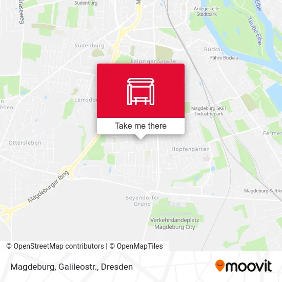 Карта Magdeburg, Galileostr.