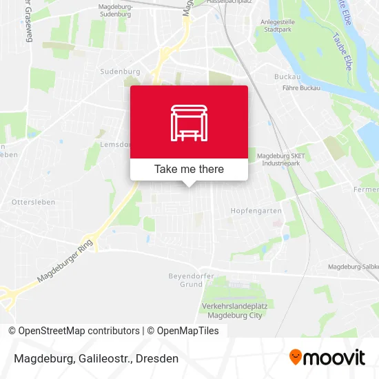 Карта Magdeburg, Galileostr.