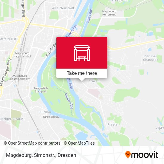 Карта Magdeburg, Simonstr.