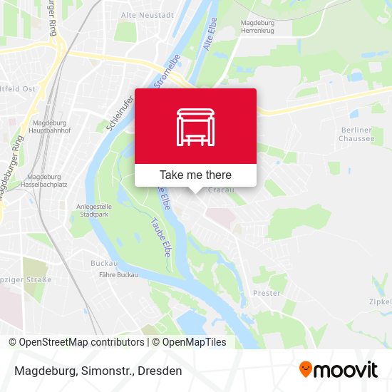 Карта Magdeburg, Simonstr.