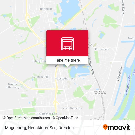 Карта Magdeburg, Neustädter See