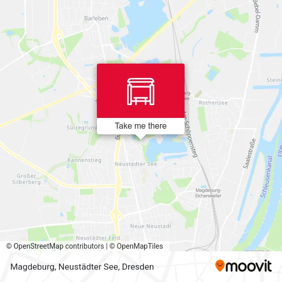 Карта Magdeburg, Neustädter See