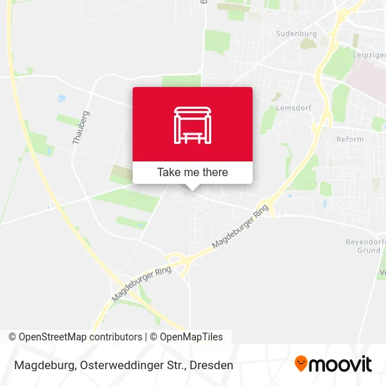 Карта Magdeburg, Osterweddinger Str.