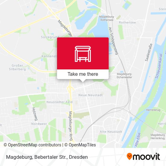 Карта Magdeburg, Bebertaler Str.