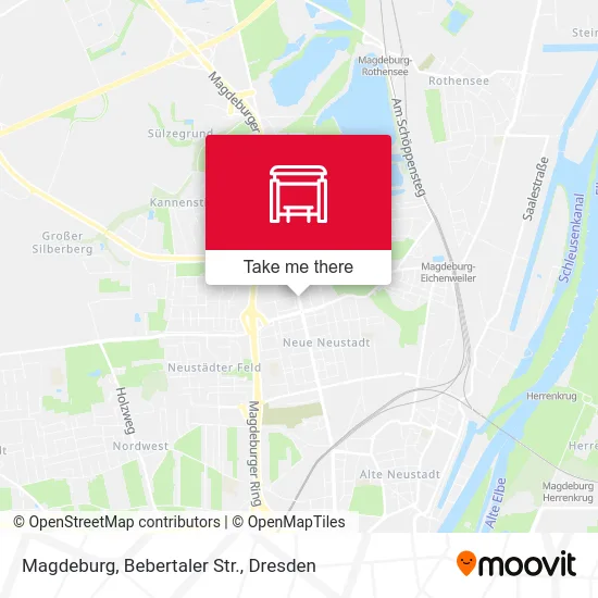 Карта Magdeburg, Bebertaler Str.