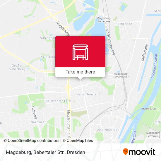 Карта Magdeburg, Bebertaler Str.