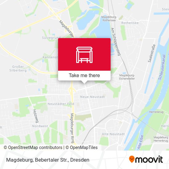 Карта Magdeburg, Bebertaler Str.