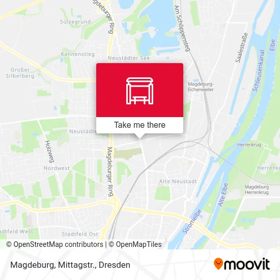 Карта Magdeburg, Mittagstr.