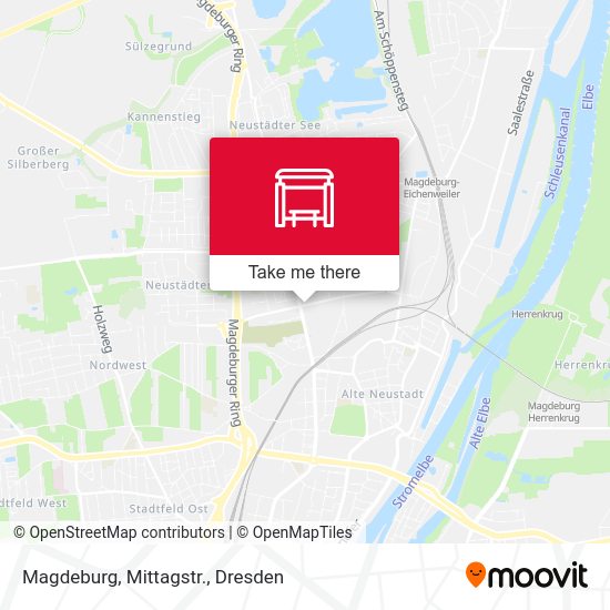 Карта Magdeburg, Mittagstr.