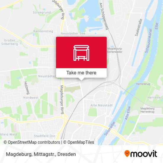 Карта Magdeburg, Mittagstr.