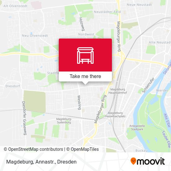 Карта Magdeburg, Annastr.