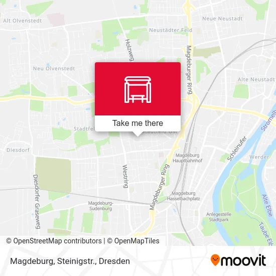 Карта Magdeburg, Steinigstr.