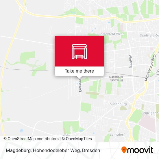 Карта Magdeburg, Hohendodeleber Weg