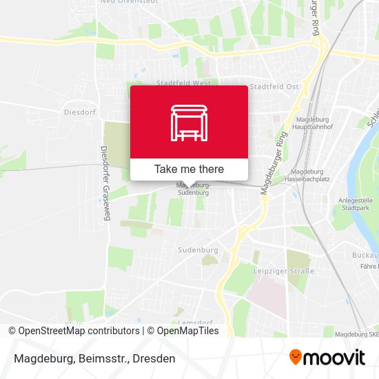 Карта Magdeburg, Beimsstr.