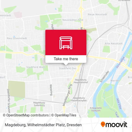 Карта Magdeburg, Wilhelmstädter Platz