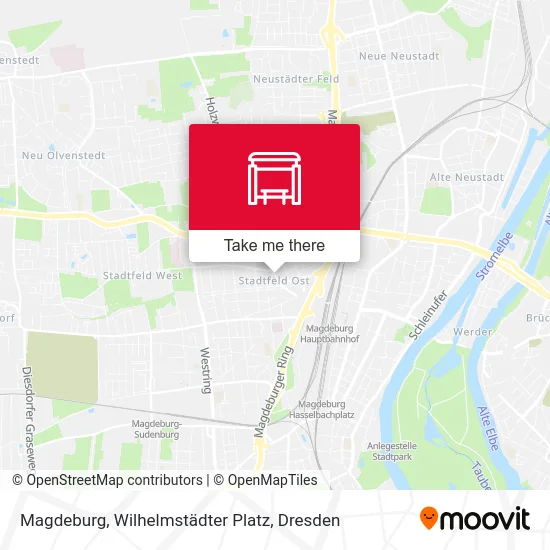 Карта Magdeburg, Wilhelmstädter Platz