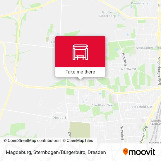 Карта Magdeburg, Sternbogen / Bürgerbüro