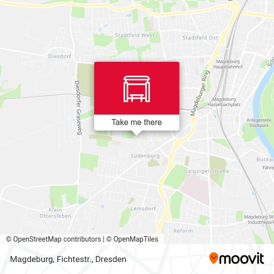 Карта Magdeburg, Fichtestr.