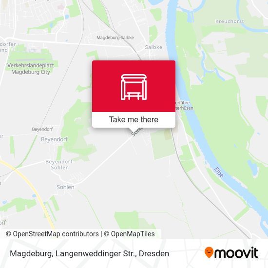 Карта Magdeburg, Langenweddinger Str.
