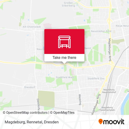 Карта Magdeburg, Rennetal