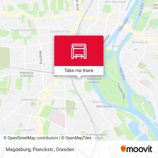 Карта Magdeburg, Planckstr.