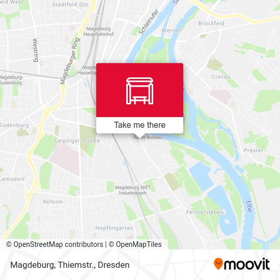 Карта Magdeburg, Thiemstr.